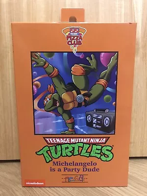 Buy MICHELANGELO Pizza Club Ultimate NECA Teenage Mutant Ninja Turtles Toy Figure • 60£