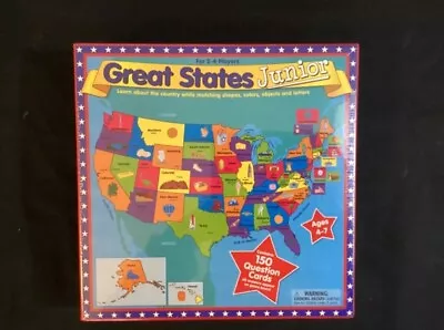 Buy  Great States Junior Board Game Pre-owned, Original Packaging  Used  • 9.45£