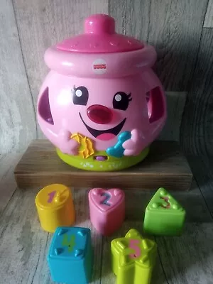 Buy Fisher-Price Laugh & Learn Cookie Jar Shape Surprise Lights Sounds Interactive  • 8.95£