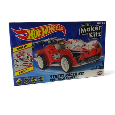 Buy Hot Wheels Race Kit Super Blitzen Model Car Pull Back Maker Kit Boxed • 9£