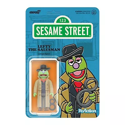 Buy Super7 Sesame Street ReAction Figure Wave 2 - Lefty The Salesman PRE ORDER • 27.99£