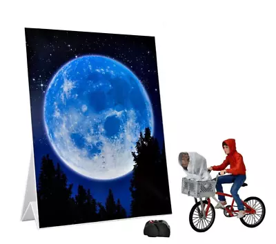 Buy NECA E.T. 40th Anniversary Elliot & E.T. On Bicycle 7  Scale Figure New Official • 59.99£