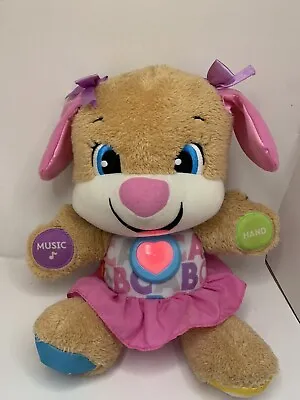 Buy Fisher Price Smart Stages Laugh & Learn Pink  Interactive  Puppy Plush Soft Toy • 11.99£