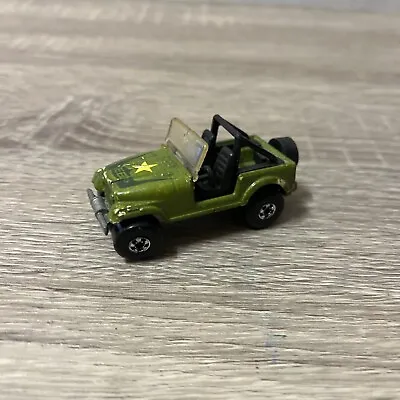 Buy Green Hot Wheels Jeep CJ-8 Pickup Diecast Model 1/64 Hotwheels Toy Car Diecast • 1.79£