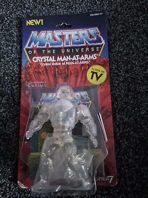 Buy Masters Of The Universe Motu Super7 Crystal Man-at-arms Action Figure He-man • 45£