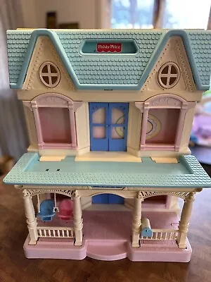 Buy Fisher Price 1993 Loving Family Dollhouse Vintage *House Only* • 53.08£
