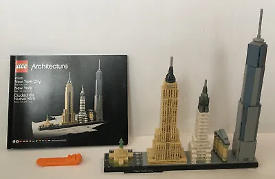 Buy Lego Architecture New York City Set 21028  Empire State Building 598 Pieces 100% • 47.35£
