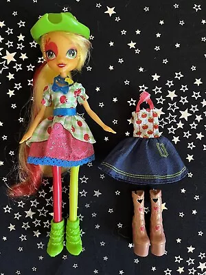 Buy My Little Pony Equestria Girls Rainbow Rocks Dress Up Applejack Doll • 15£