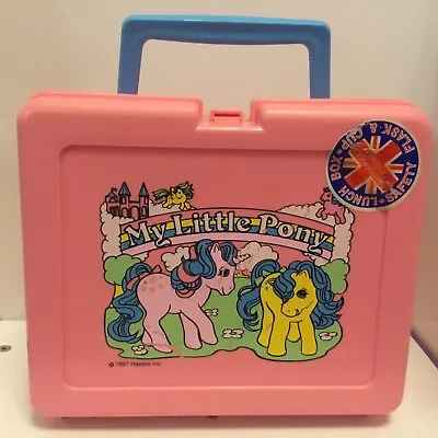 Buy My Little Pony G1 Vintage Bluebird Lunchbox 1987 Bubbles Please Read Description • 23£