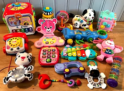 Buy Baby Toddler Toys Bundle Vtech, ELC, Fisher-Price, Bright Starts And More • 24.99£