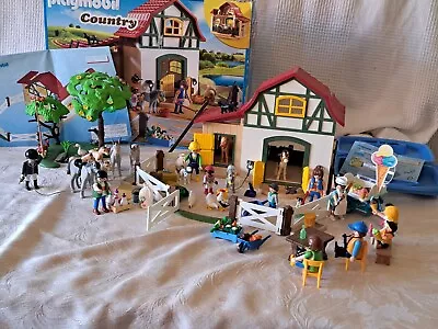 Buy Playmobil-6927 Country Pony Farm (Boxed With Instructions) With Many Extras. • 5£