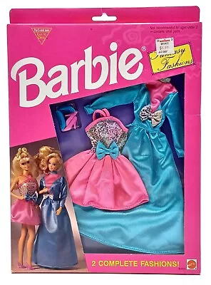 Buy 1993 Barbie Fantasy Fashions Set Of 2 Fashions (2 Dresses) / Mattel 68205, NrfB • 46.03£