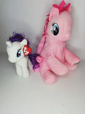 Buy Ty Beanie My Little Pony Rarity Purple Sparkle Mane & Tail Pinkie Pie Backpack • 14.99£