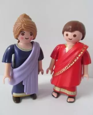 Buy Playmobil Roman/Egyptian History Extra Figures: Man & Woman/Roman Couple NEW • 9.79£