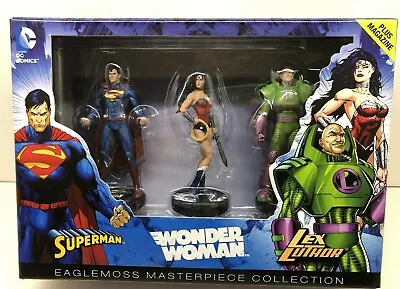 Buy Eaglemoss Figures Superman Wonder Woman Lex Luther Mint Boxed (2) • 19.99£