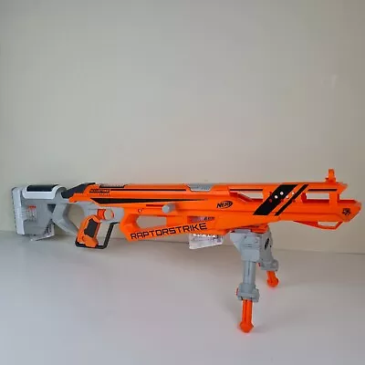 Buy Nerf Accustrike Raptorstrike Rifle Blaster With Bipod And 2 Magazines • 13£