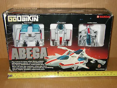 Buy ABEGA Super Godaikin Bandai Alpha Beta Gamma 1983 Robot Jet Robo PC-39 Chogokin • 350£