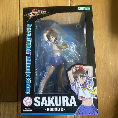 Buy Kotobukiya Street Fighter Bishoujo Statue Sakura Round 2 1/7 Scale Figure • 195£