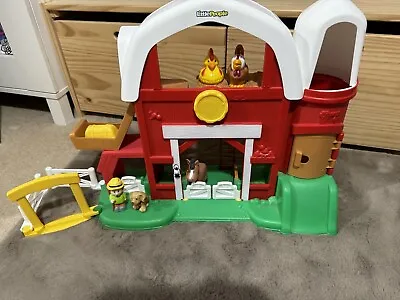 Buy Fisher Price Little People Barn Farm With Animals • 11.49£