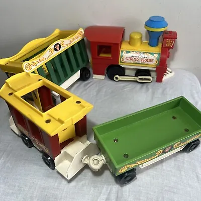 Buy Vintage Fisher Price Circus Train 1973 Working Toot Toot • 24.99£