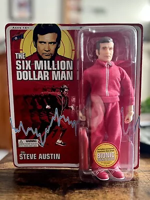 Buy Six Million Dollar Man Steve Austin Figure 8  Bif Bang Pow Bionic Man *NEW* • 99.95£