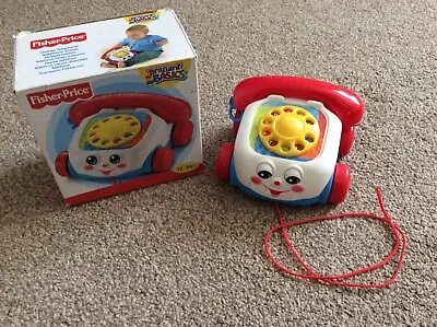 Buy Fisher-Price Chatter Telephone Toddler Pull Along Toy - 2000 - Original -Box • 8.95£