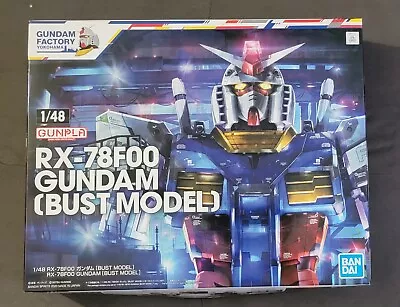 Buy Bandai Spirits Gunpla Gundam Factory Yokohama RX-78F00 Gundam (Bust Model) 1/48 • 90£