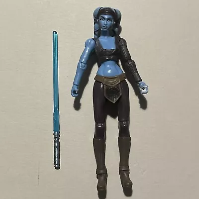 Buy Star Wars Clone Wars Aayla Secura Jedi Figure DAMAGED WRONG LIGHTSABER • 7£