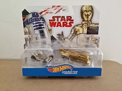Buy HOT WHEELS STAR WARS R2D2 And C3P0 *AND* HAN SOLO And JABA TWIN PACK  Character • 1.20£