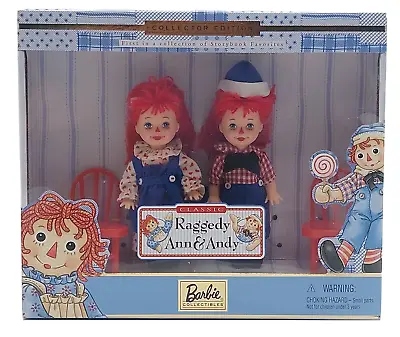 Buy 1999 Barbie Shelly (Kelly) & Tommy Doll Set: Raggedy Ann & Andy / Mattel 24639 • 72.74£