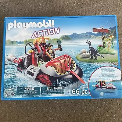 Buy PLAYMOBIL 9435 DINO HOVERCRAFT PLAYSET NEW IN SEALED BOX See Pics/read • 11.95£