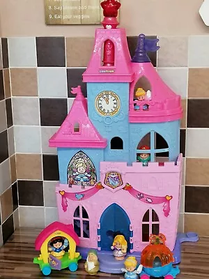 Buy Fisher Price Disney Princess Little People Magical Wand Palace With Extras Float • 34.99£