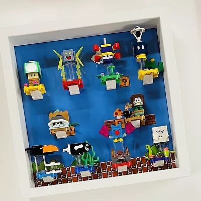 Buy Display Frame Case For Lego ® Super Mario Series 3 Minifigures Figure 71394 27cm • 27.99£