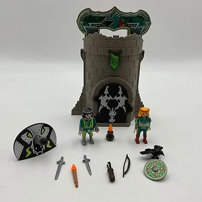 Buy Playmobil 4775 Knights Castle Tower Take Along With Accessories & Firing Canon. • 10£