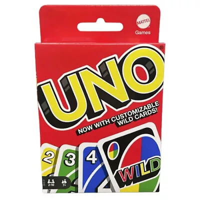 Buy Mattel Games Collection - UNO CLASSIC (Features 4 Customizable Wild Cards!) New • 13.16£
