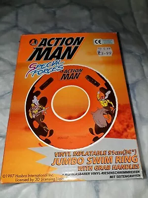 Buy Vintage Action Man, Jumbo Swim Ring With Grab Handles, Rare, New.  • 14.50£