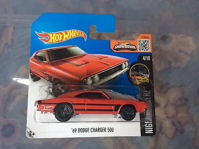 Buy Hot Wheels ’69 Dodge Charger 500 84/250 2016 In Red • 4.50£