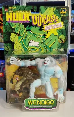 Buy The Incredible Hulk: Outcasts: Wendigo, Toy Biz, 1997 Rare Collectible Figure 🔥 • 50£