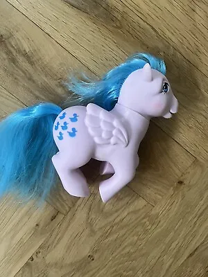 Buy 1983 Vintage My Little Pony Pegasus Sprinkles Lilac Blue Ducks Generation 1 • 30£