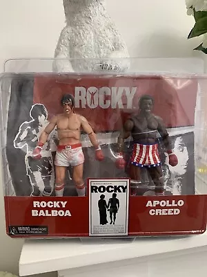 Buy Rocky Balboa Apollo Creed Action Figure Neca Set .rare! • 137.31£