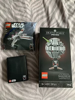 Buy Lego Death Star II 40591 VIP Coin And X-Wing Polybag Brand New & Sealed FREE P&P • 54.95£