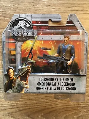 Buy Jurassic World:  LOCKWOOD BATTLE OWEN  Action Figure Mattel 2018 Jurassic Park  • 15£