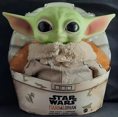 Buy Star Wars Mandalorian The Child Grogu Aka Baby Yoda Light Green Plush Figure • 41.38£