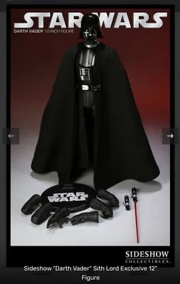 Buy Sideshow Star Wars Darth Vader Sdcc09 12   1/6 Exclusive 21291 New Sealed • 341.74£