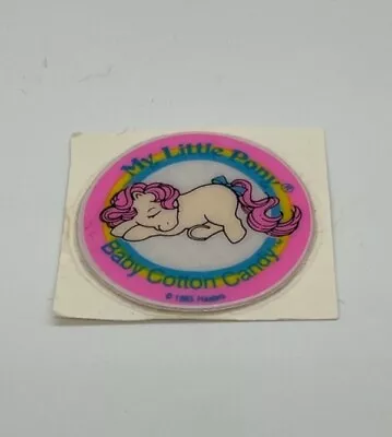 Buy Vintage My Little Pony Baby Cotton Candy Puffy Sticker, Unused,  MLP G1 • 5.99£