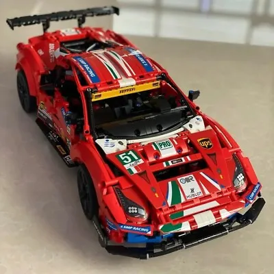 Buy Building Blocks, Technic Race Car Bock Set Ferrari 488 GTE Brand New Sealed • 89.99£