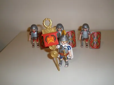Buy Playmobil History - Roman Soldiers, Legionaries And Lead Centurion . • 12£