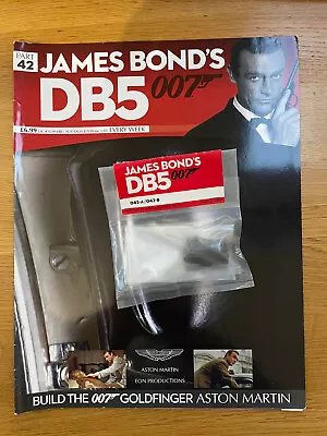 Buy Eaglemoss 1/8 Build Your Own James Bond 007 Aston Martin Db5 Issue 42 Inc Parts • 14.99£