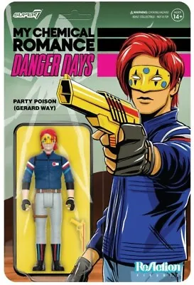 Buy My Chemical Romance Reaction Figures Wave 01 (Danger Days)  Party Poison Super 7 • 22.08£