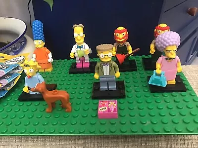 Buy Lego  Simpsons Mini-figures Bundle Lot X 6 VGC With Foil Bags • 9.99£